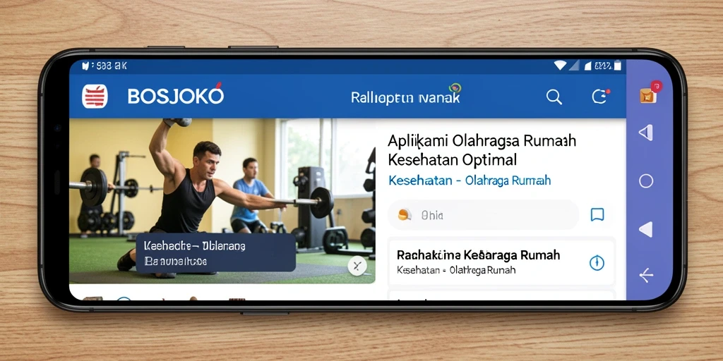 Antarmuka pengguna yang sederhana dan intuitif dari BOSJOKO.