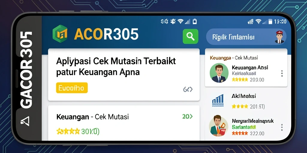 Tampilan antarmuka GACOR305 untuk fitur Cek Mutasi yang praktis dan informatif.