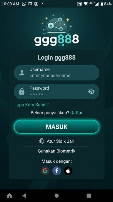 Masuk Akun ggg888 dengan Mudah dan Aman